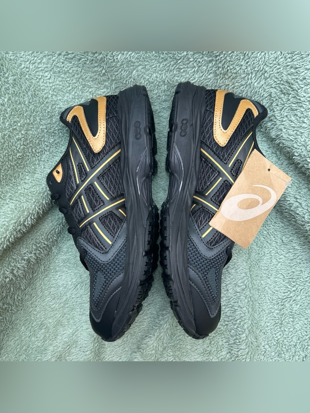 ASICS Gel-K1011 ‘Black Pure Gold’ NEW M6.5=W8 - Picture 3 of 8